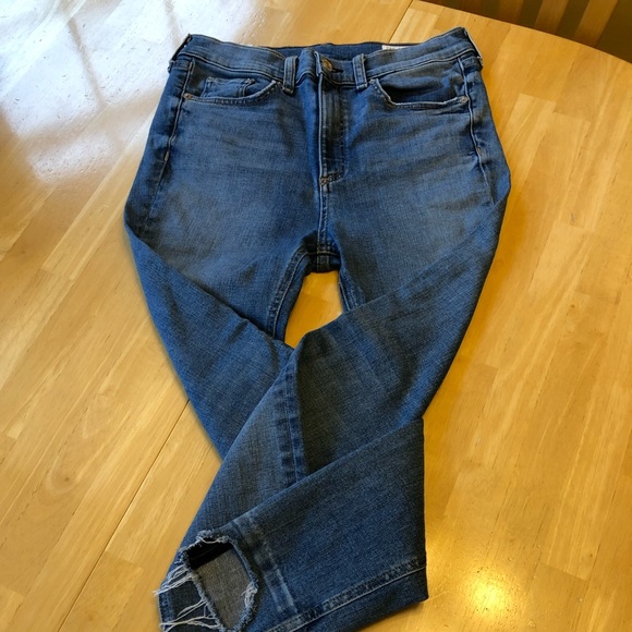 rag & bone Denim - Rag & Bone High Rise Ankle Skinny Blue Jeans EUC